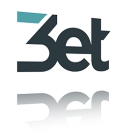 The 3et logo in perspective