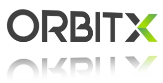 The Ortibx logo in perspective